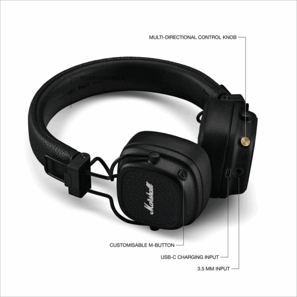 Casque Bluetooth Marshall Major V (10)